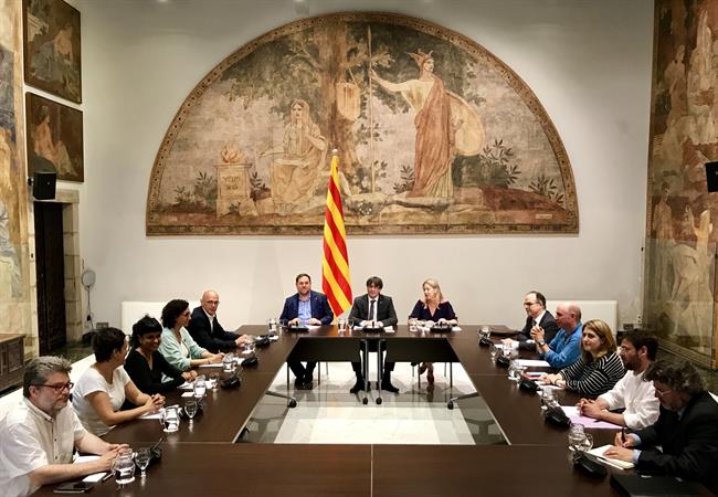 ep reunion generalitat-partidosreferendum