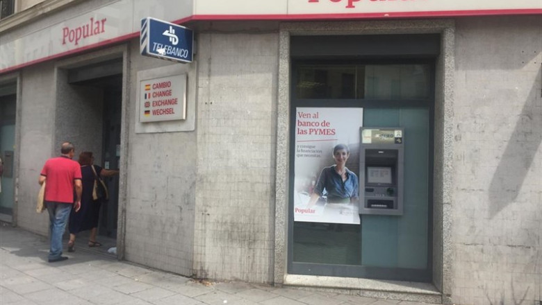 Oficina de Popular | EUROPA PRESS - Archivo ep santander ganaprimera demandale acusabaenriquecimiento injustola comprapopular