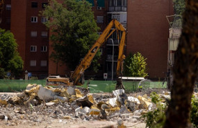 ep vista de las obras de la urbanizacion de ermita del santo a 25 de mayo de 2026 en madrid espana