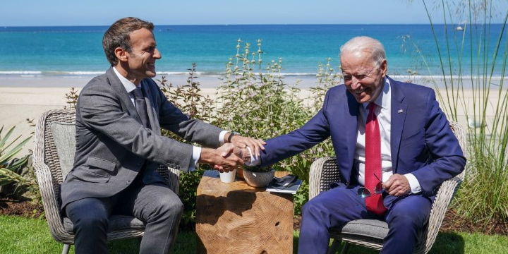 macron biden g7