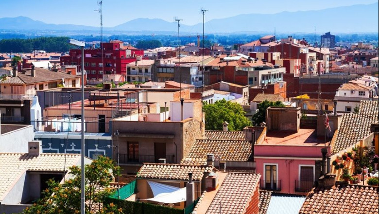 roofs catalan city figueres