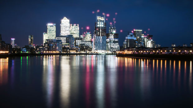 dl city of london canary wharf financial district banking trading office buildings winter night cold dark unsplash