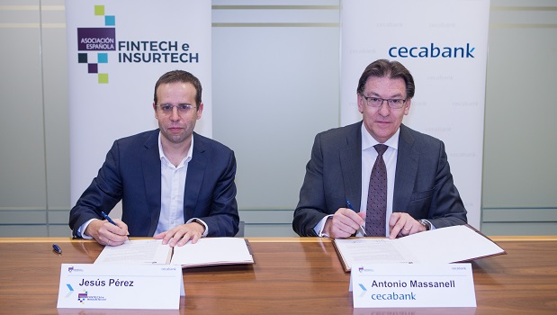 el presidente de cecabank antonio massanell y el presidente de aefi jes s p rez firma