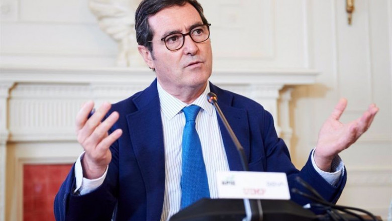 Archivo - El presidente de CEOE, Antonio Garamendi. | JUAN MANUEL SERRANO ARCE - EUROPA PRESS - Archivo ep archivo el presidente de ceoe antonio garamendi 20210722155304