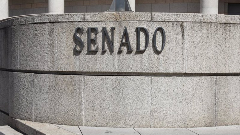 ep archivo   fachada exterior del edificio del senado en madrid