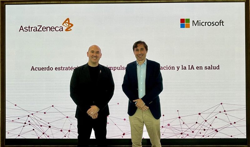 AstraZeneca y Microsoft se unen para impulsar la innovación y la IA en salud