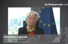 ep christine lagarde presidenta del bce durante una entrevista con the washington post