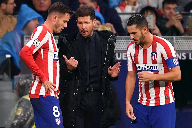 ep diego pablo simeone habla con saul y con koke