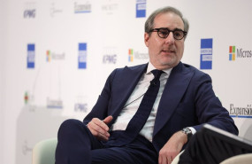 ep el consejero delegado de grupo santander hector grisi durante la celebracion del xiv encuentro