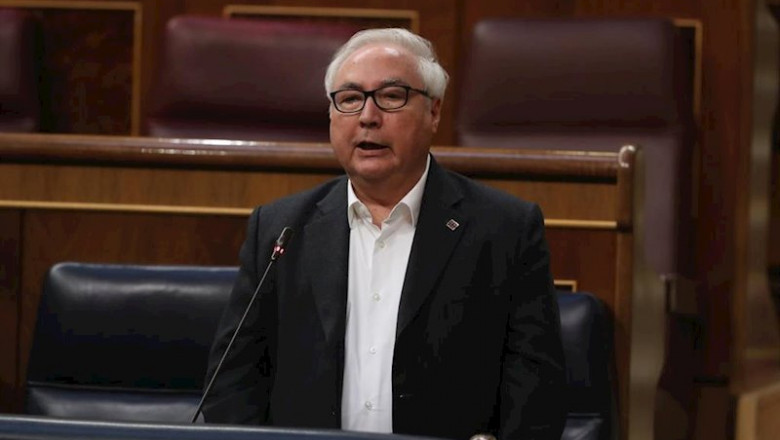 El ministro de Universidades, Manuel Castells | Pool ep el ministro de universidades manuel castells en el pleno del congreso