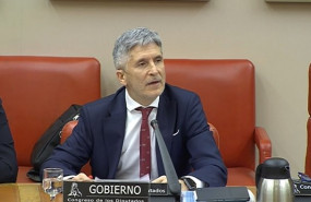 ep el ministro del interior fernando grande-marlaska en su comparecencia en la comision de interior