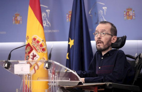 ep el portavoz de unidas podemos en el congreso pablo echenique en ruda de prensa tras la junta de