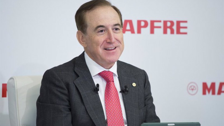 ep el presidente de mapfre antonio huertas en la presentacion de resultados anuales del grupo ep el presidente de mapfre antonio huertas en la presentacion de resultados anuales del grupo