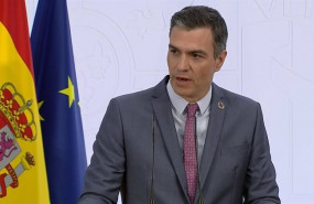 ep el presidente del gobierno pedro sanchez durante la comparecencia publica en la moncloa a 29 de