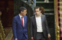 ep el presidente del gobierno pedro sanchez y el ministro de economia comercio y empresa carlos