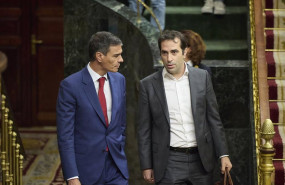 ep el presidente del gobierno pedro sanchez y el ministro de economia comercio y empresa carlos