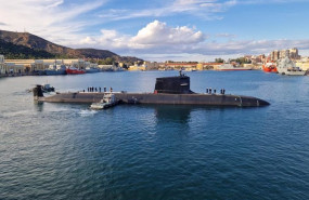 ep el submarino s 82 narciso monturiol en aguas de cartagena