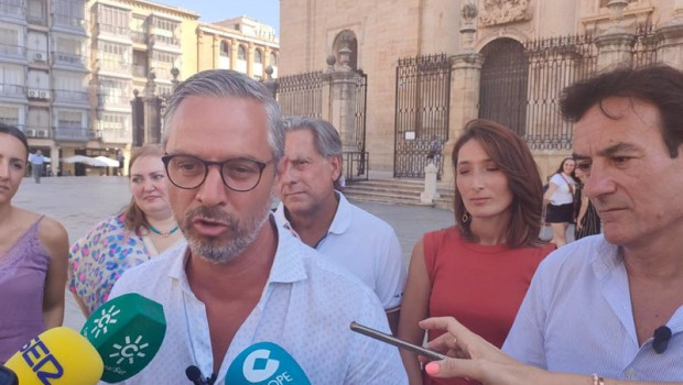 ep el vicesecretario de economia del pp juan bravo atiende a los medios en jaen