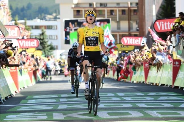 Geraint Thomas (Sky), ganador de la etapa 12 del Tour de Francia 2018 | ASO ep geraint thomas sky ganadorla etapa 12tourfrancia 2018