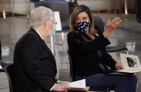 ep la presidenta de la camara de representantes de eeuu nancy pelosi y el lider de la mayoria ep la presidenta de la camara de representantes de eeuu nancy pelosi y el lider de la mayoria