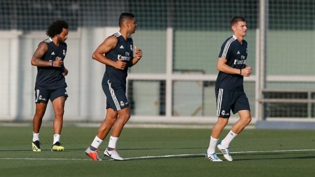 ep marcelo casemirokroos duranteentrenamientoreal madrid