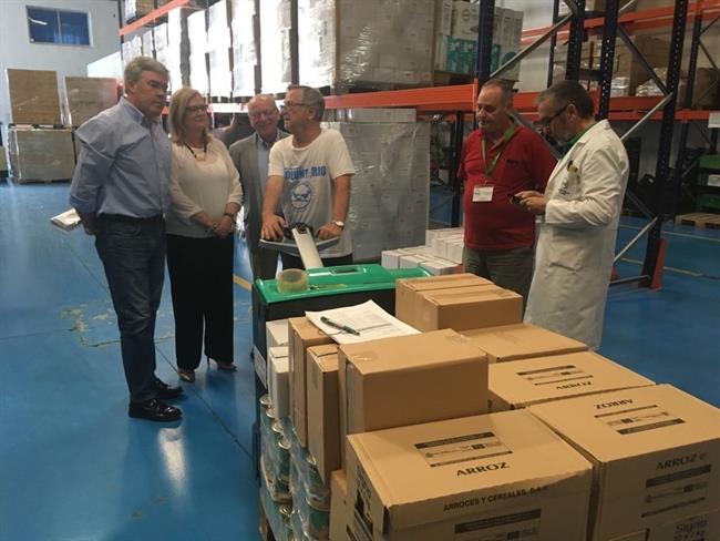 Visita al Banco de Alimentos | EUROPA PRESS/SUBDELEGACIÓN JAÉN ep visitabancoalimentos