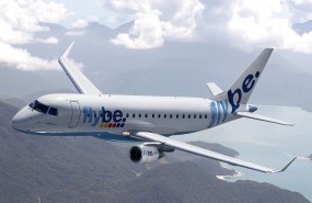 Flybe Embraer E175 aircraft, transport, air travel Flybe Embraer E175 aircraft, transport, air travel