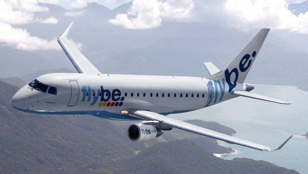 Flybe Embraer E175 aircraft, transport, air travel