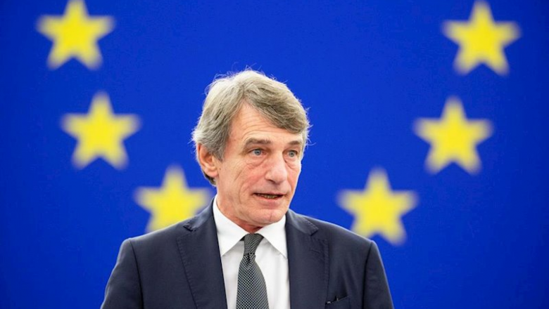 El presidente de la Eurocámara, David Sassoli. david sassoli presidente eurocamara foto buena