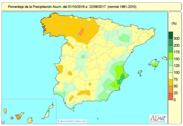 Acumulación lluvias | AEMET ep acumulacion lluvias 20170825115901