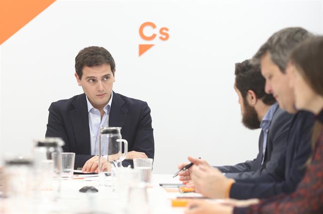 Albert Rivera preside la reunión del Comité Permanente de Ciudadanos | EUROPA PRESS ep albert rivera presidereunioncomite permanenteciudadanos 20180430163108