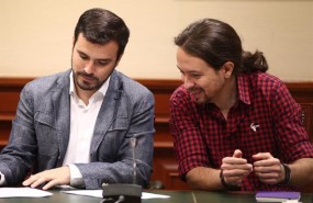 ep alberto garzon pablo iglesias congreso