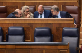 ep archivo   diputados del pp el portavoz del pp en el congreso miguel tellado y el presidente del