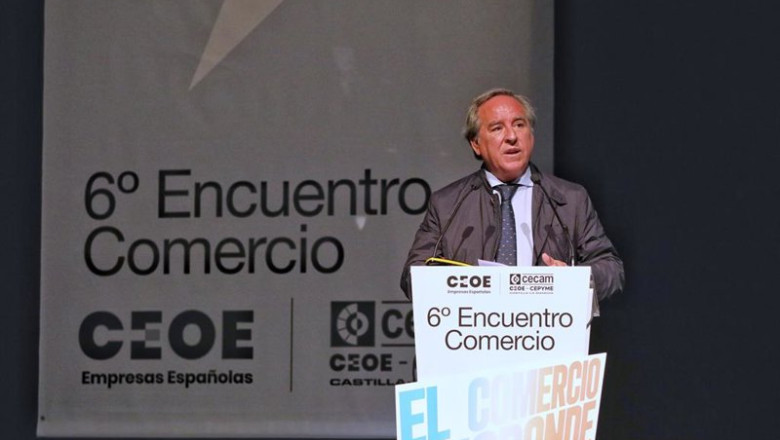 Archivo - El presidente de Cecam, Ángel Nicolás, el pasado mes de abril. | Juanma Jiménez - Europa Press - Archivo ep archivo el presidente de cecam angel nicolas el pasado mes de abril