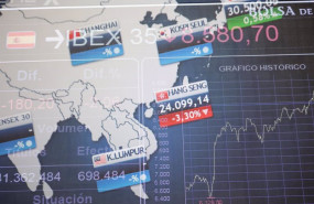 ep archivo   valores de la bolsa en el palacio de la bolsa de madrid a 20 de septiembre de 2021 en