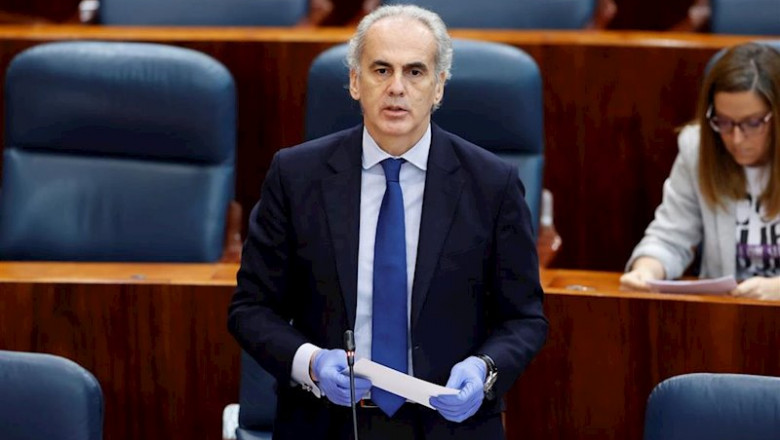 ep el consejero de sanidad enrique ruiz escudero durante un pleno de la asamblea de madrid ep el consejero de sanidad enrique ruiz escudero durante un pleno de la asamblea de madrid