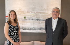 ep el consejero delegado de endesa jose bogas y enma navarro vicepresidenta del bei
