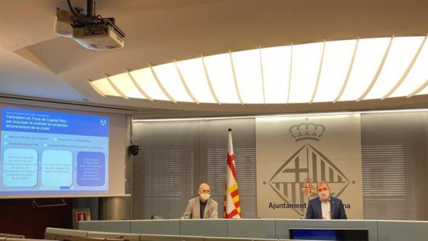 ep el director general de barcelona activa flix ortega y el primer teniente de alcalde jaume