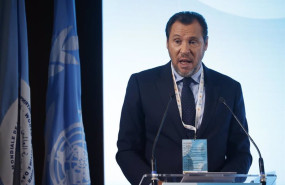 ep el ministro oscar puente durante la apertura del dia maritimo mundial