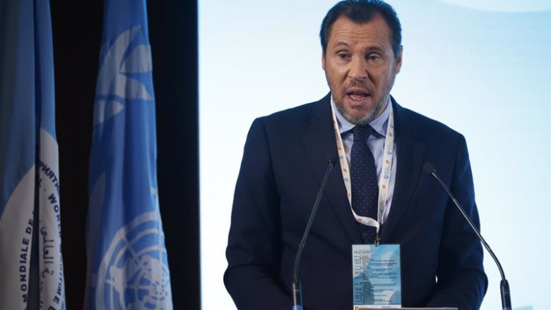 El ministro Óscar Puente, durante la apertura del Día Marítimo Mundial | Kike Rincón - Europa Press ep el ministro oscar puente durante la apertura del dia maritimo mundial