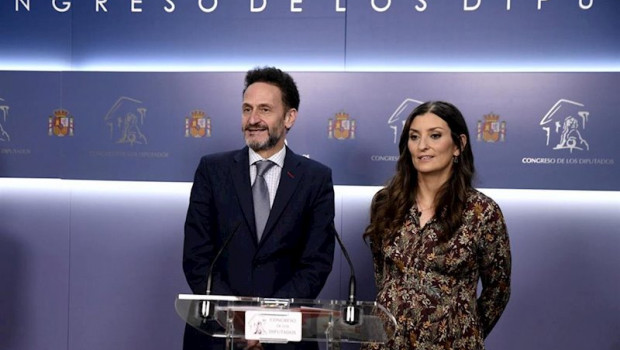 ep el portavoz adjunto de ciudadanos en el congreso edmundo bal y la portavoz de igualdad de