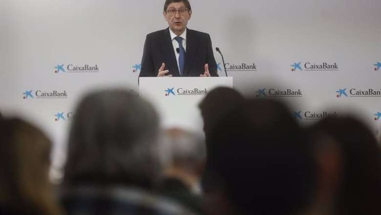 ep el presidente de caixabank jose ignacio goirigolzarri interviene durante la presentacion de los ep el presidente de caixabank jose ignacio goirigolzarri interviene durante la presentacion de los