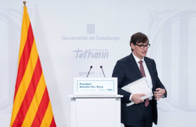 ep el presidente de la generalitat de cataluna salvador illa durante una rueda de prensa tras la ep el presidente de la generalitat de cataluna salvador illa durante una rueda de prensa tras la