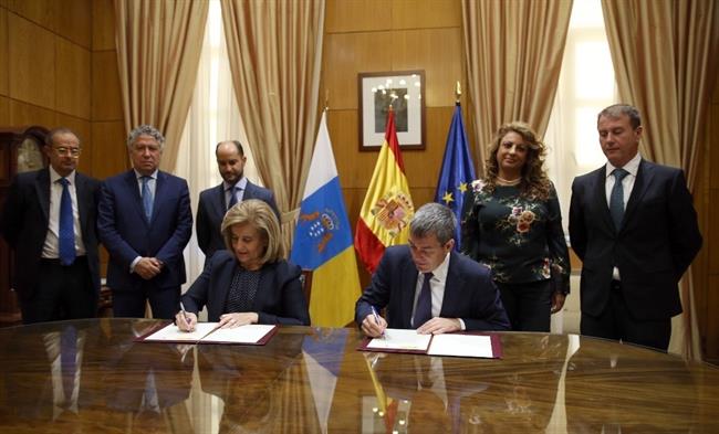 Fernando Clavijo y Fátima Bañez | MINISTERIO DE EMPLEO ep fernando clavijofatima banez