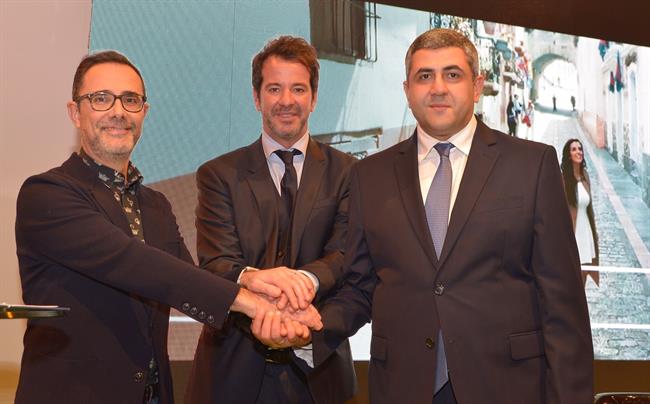 Firma de acuerdo entre Globalia, Sony y OMT | GLOBALIA ep firmaacuerdoglobalia sonyomt