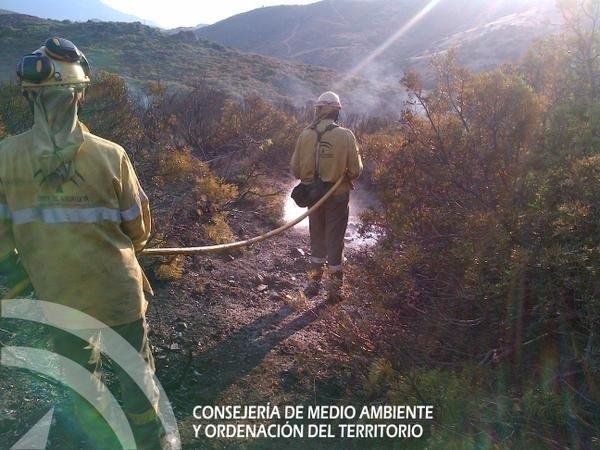 Fuego incendio casares intervención infoca | EUROPA PRESS/INFOCA ep fuego incendio casares intervencion infoca