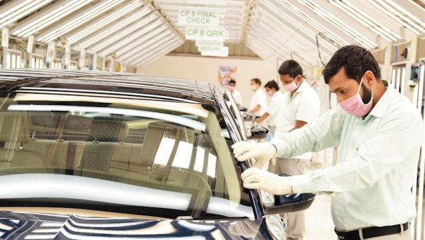 ep imagen de una planta de produccion de skoda en india