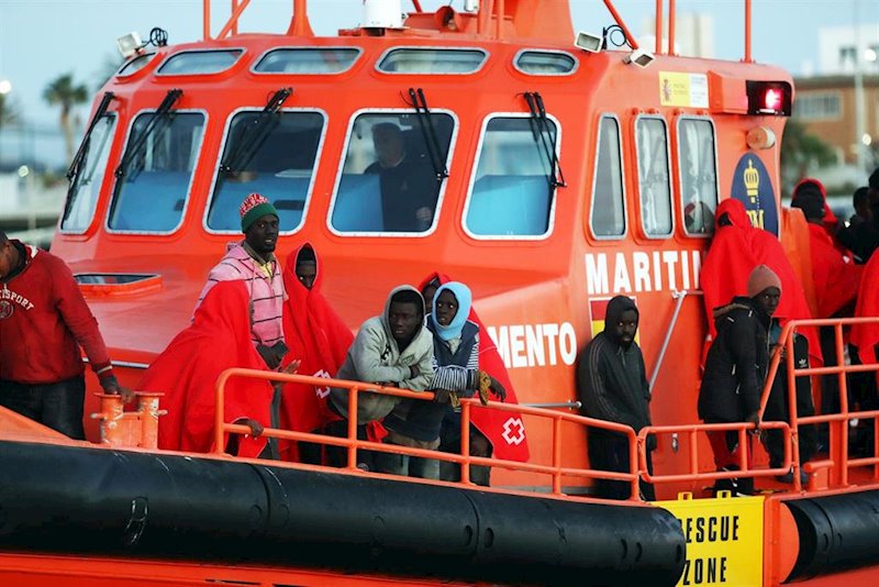 ep inmigrantes rescatados en una patera diciembre 2017