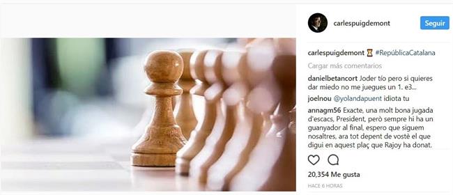 Instagram de Puigdemont | INSTAGRAM DE PUIGDEMONT ep instagrampuigdemont