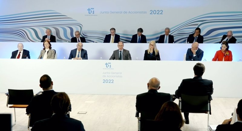 Junta de Accionistas de Técnicas Reunidas de 2022. | EUROPA PRESS ep junta de accionistas de tecnicas reunidas de 2022